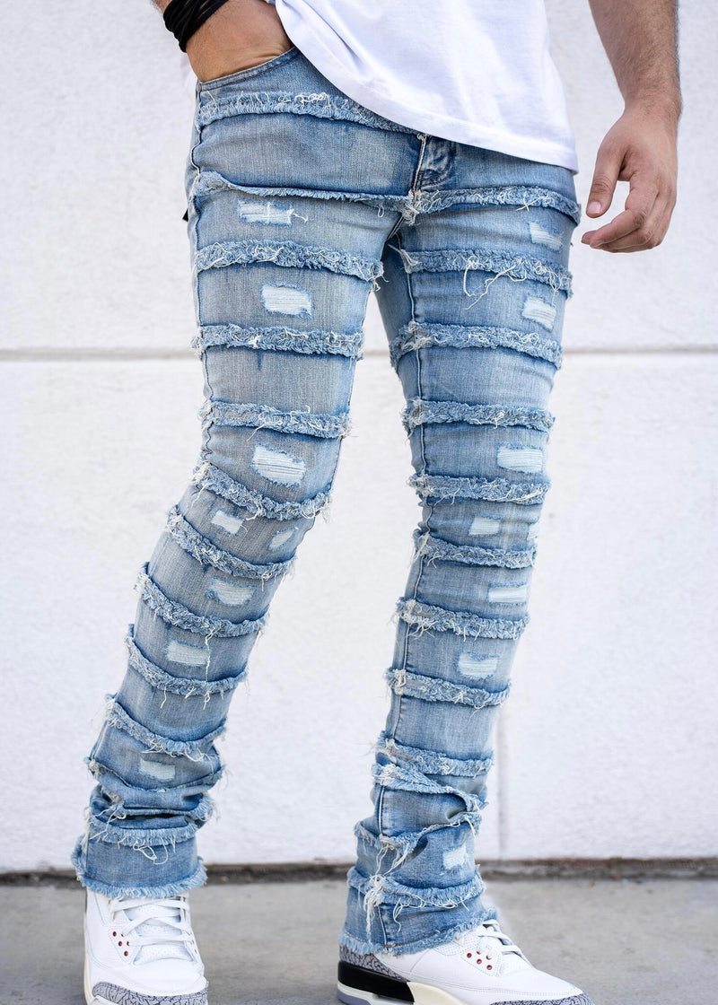 Reelistik Pierre Light Blue Stacked Jeans (RST5044-2)