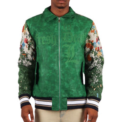 Majestik Green Tapestry Jacket