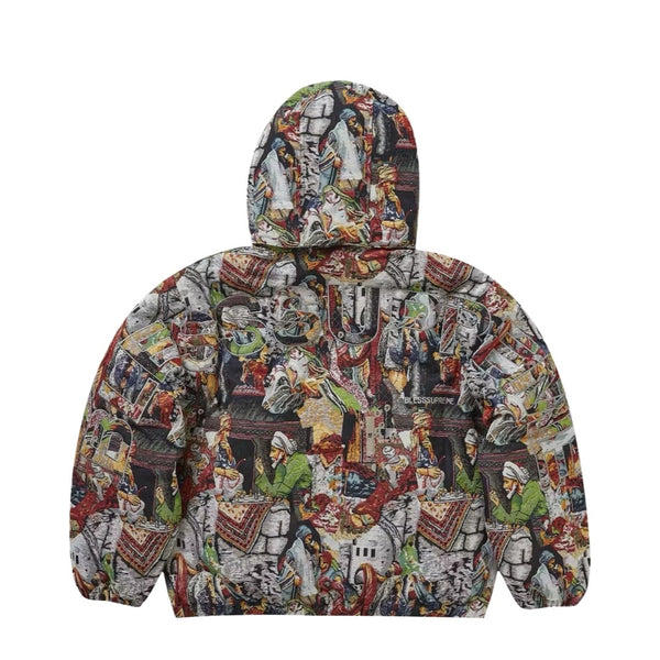 Supreme Bless Tapestry Puffer Jacket
