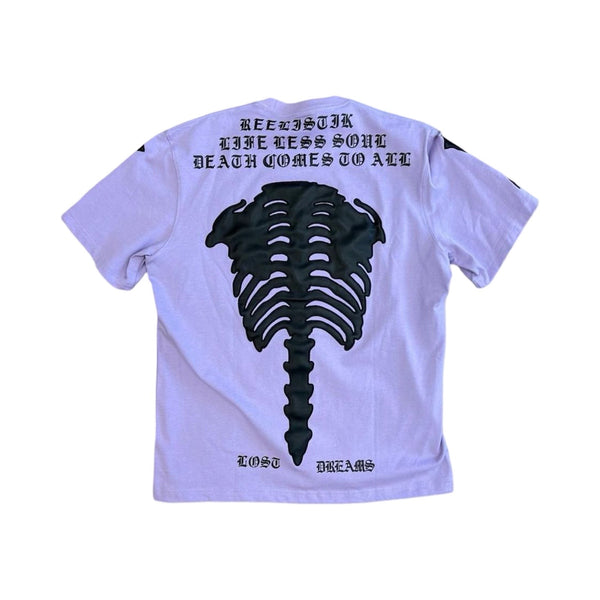 Reelistik Bones Purple Heavyweight Tee