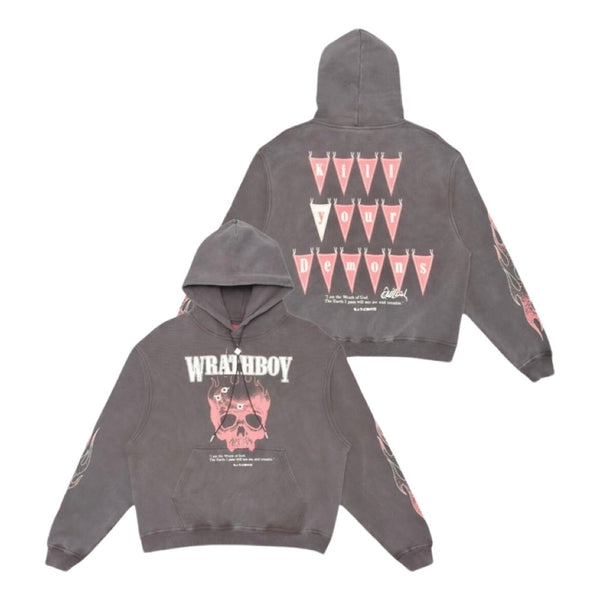 Wrathboy “Demons” Brown Hoodie