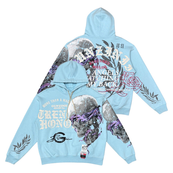 Gunzinii Honor Light Blue Hoodie