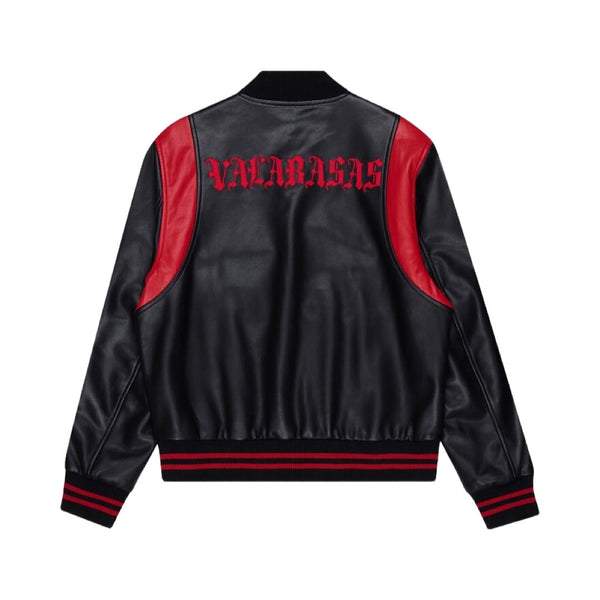 Valabasas “Unaversita” Black Leather Jacket