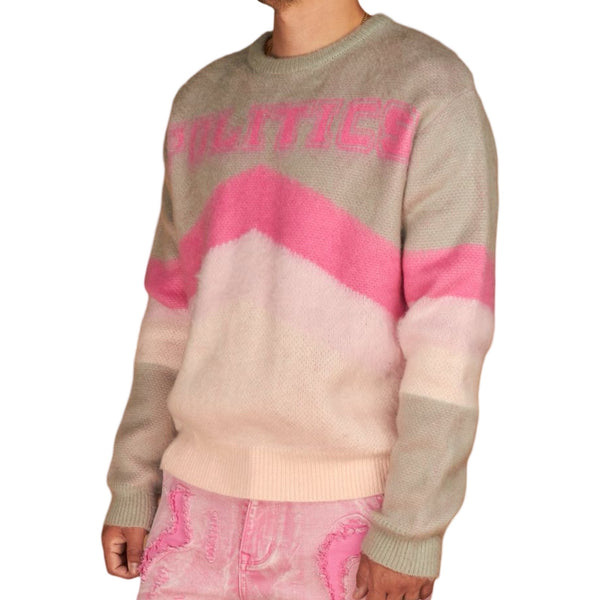 PLTKS “Politics” Mohair Pink Sweater