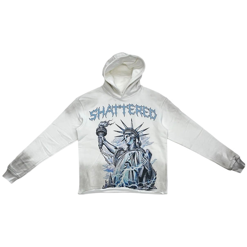 Shattered Hearts “Ms. Liberty” Cropped Hoodie