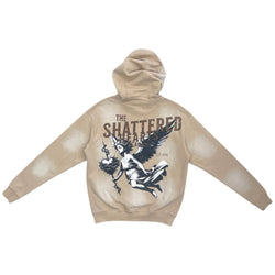 Shattered Hearts “Academy” Beige Hoodie