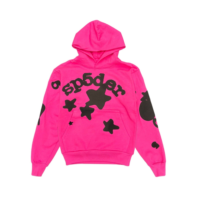 Spider Beluga Pink/Black Hoodie