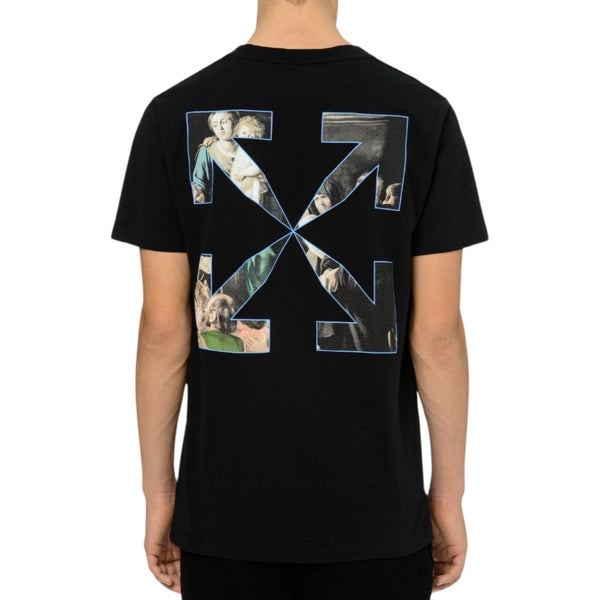 Off White Caravaggio Panting Black Tee