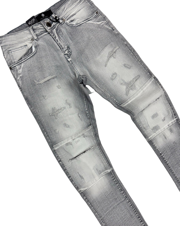 Focus Grey Wash Slim Fit Jeans (5261)