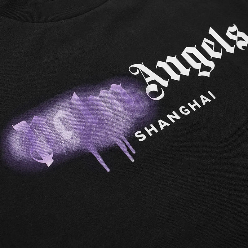 Palm Angels Shanghai Sprayed Tee (Purple) – Era Clothing Store