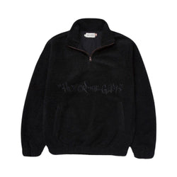 Honor The Gift Script Sherpa Black Pullover