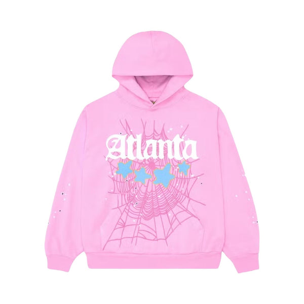 Spider Atlanta Pink Hoodie