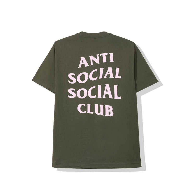 Anti Social Social Club Undefeated Olive/Pink Tee