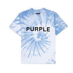 Purple Brand Textured Swirl Blue S/S Tee