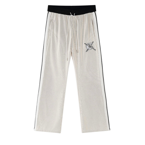 Campus Academy Flare Corduroy Track Pants In Cream