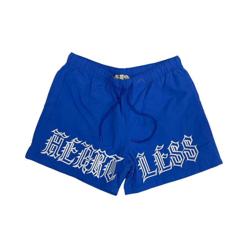 Focus Heartless Nylon Royal Blue Shorts