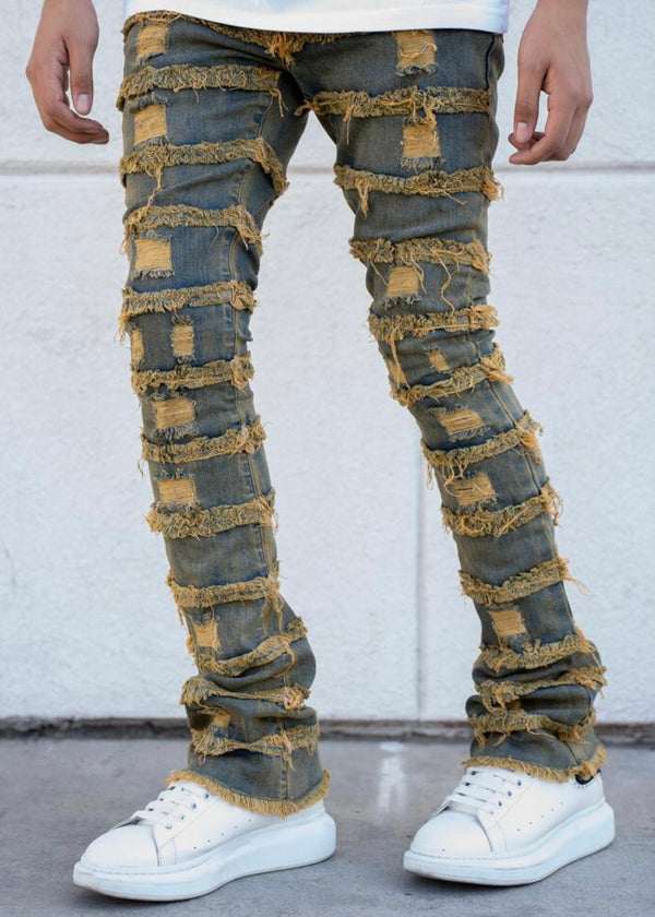 Reelistik Pierre Vintage Stacked Jeans (RST5044-4)