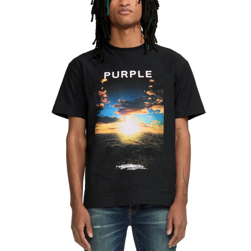 Purple Brand Distressed Tee - Shirts