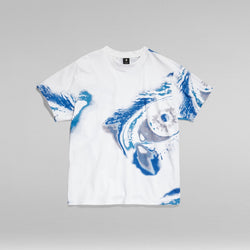G-Star Saturated Loose White S/S Tee