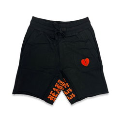 Focus Heartless Black Sweat Shorts