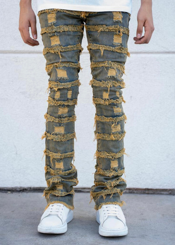 Reelistik Pierre Vintage Stacked Jeans (RST5044-4)