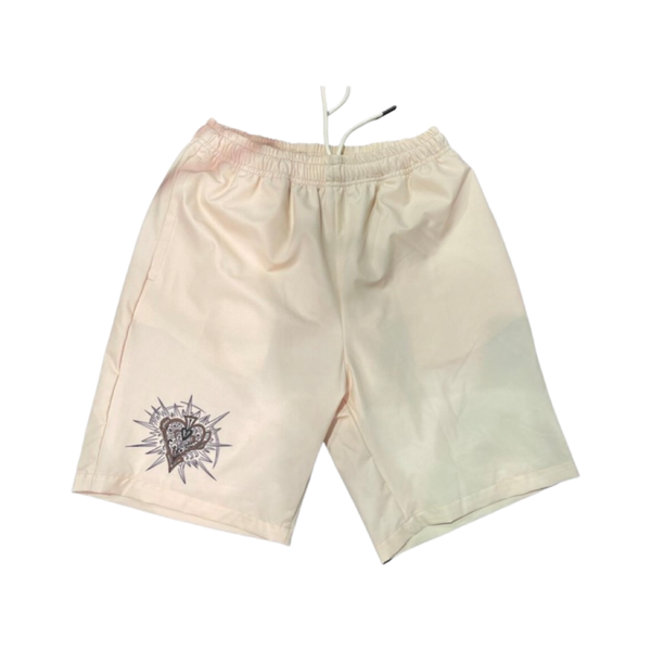 Shattered Hearts Ace Beige Shorts