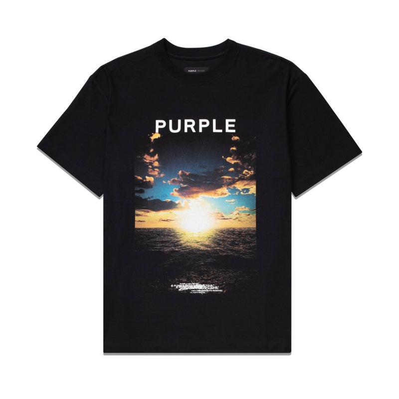 Purple Brand Textured Sunset S/S Tee