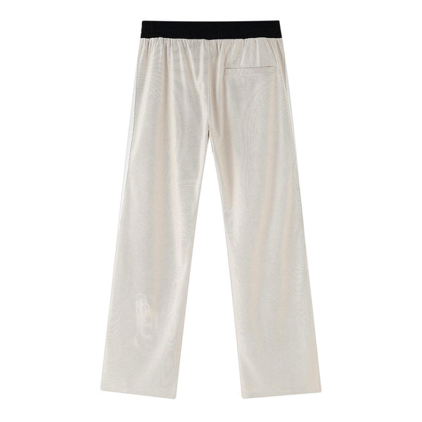 Campus Academy Flare Corduroy Track Pants In Cream