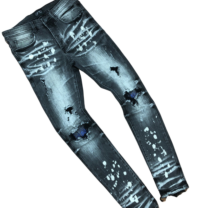 GFTD LA Blue Crystal Jeans (Black)