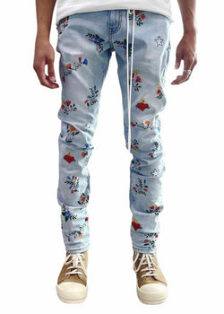 Lifted Anchors Rialto Embroidered Jeans