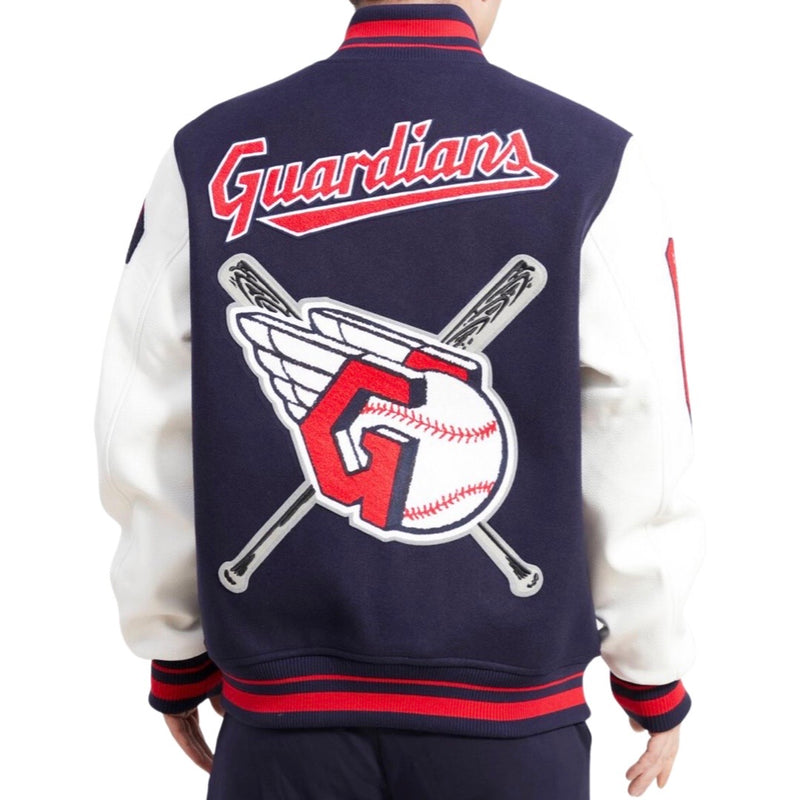 Cleveland Guardians Mash Up Varsity Jacket