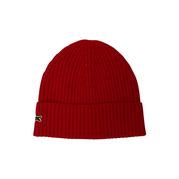 Knitted Beanie In Red