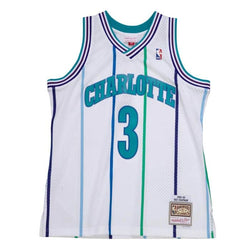 Mitchell&Ness Charlotte Hornets White Jersey (Rex Chapman)