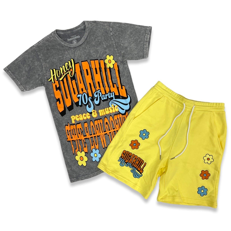 SugarHill Honey Groove Yellow Short Set