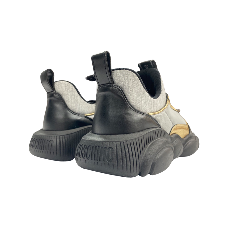 Gold Foil/Black Teddy Sole Sneaker