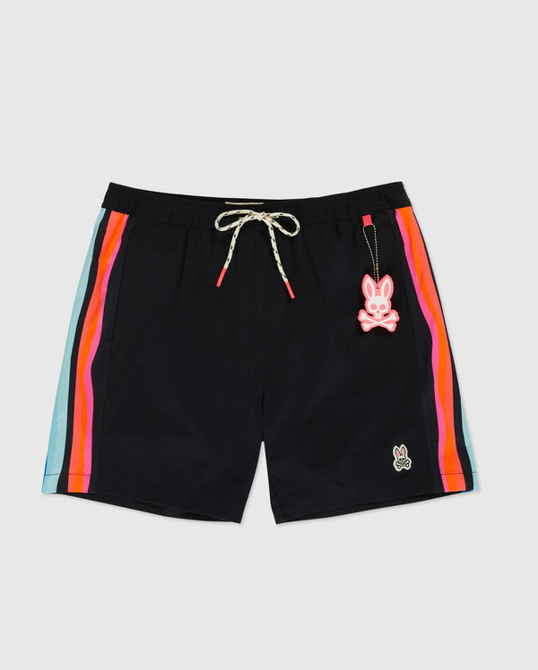 Psycho Bunny Bickling Swim Trunk (Black)