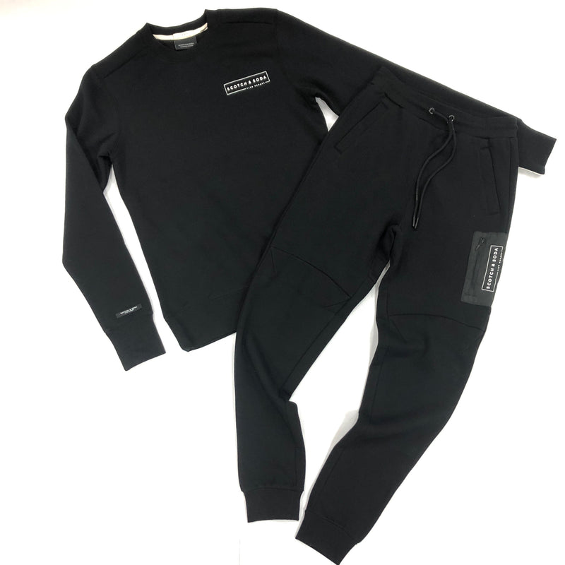 Scotch & Soda-Black Jogging Set