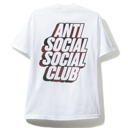 Anti Social Social Club Blocked Plaid Tee (White/Red) Era Clothing Store Anti Social Social Club Blocked Plaid Tee (White/Red) Era Clothing Store