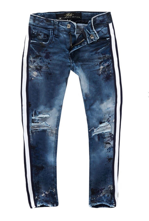 Jordan Craig Kids Striped Jeans (River Blue)