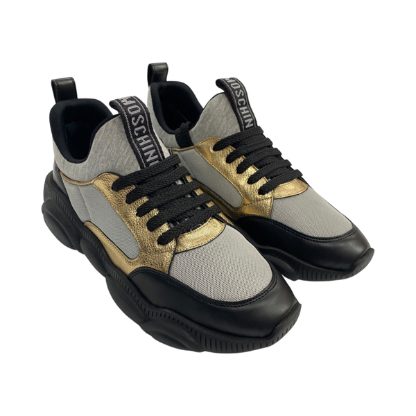 Gold Foil/Black Teddy Sole Sneaker
