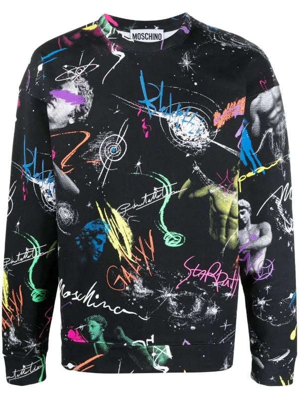 Galaxy Print Sweatshirt