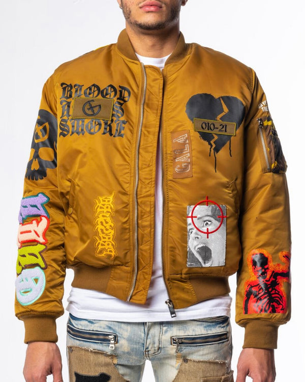 Gala Doomsday Bomber Gold Jacket