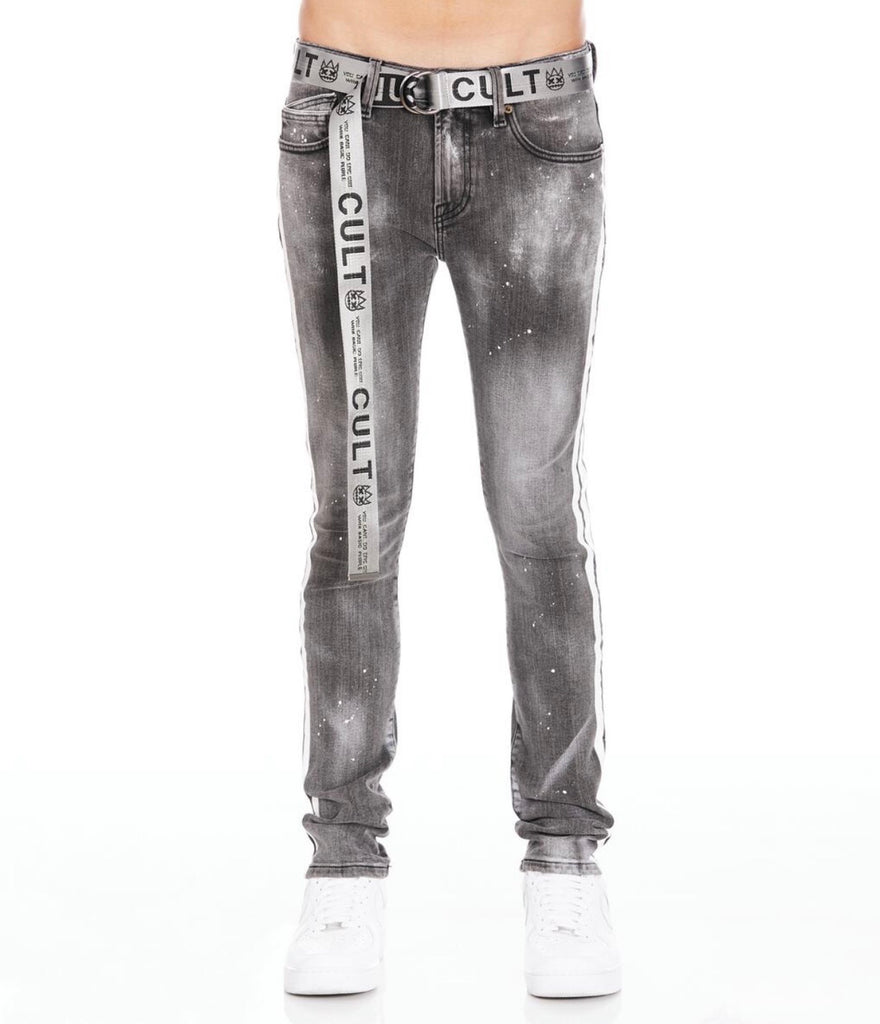 Haute Hippie Tribe Coated Denim Skinny Jeans 