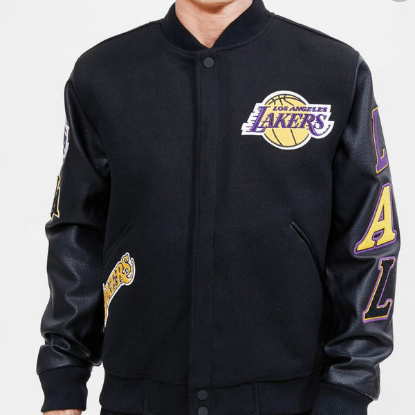 Los Angeles Lakers Varsity Jacket (Black)