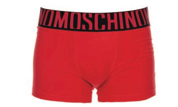 Rubber Elastic Boxer With Logo (Red)