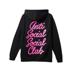 Anti Social Social Club Options Cursive Black Hoodie – Era Clothing Store