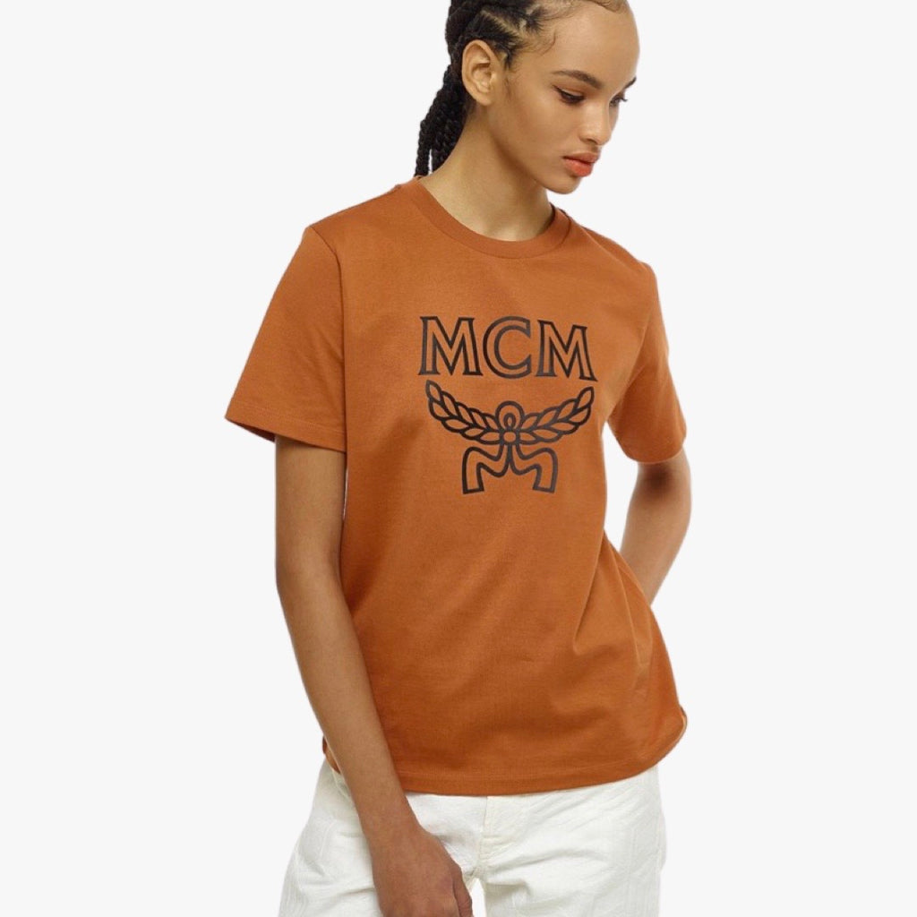 Women's Long-sleeved Top With Logo Pattern by Mcm