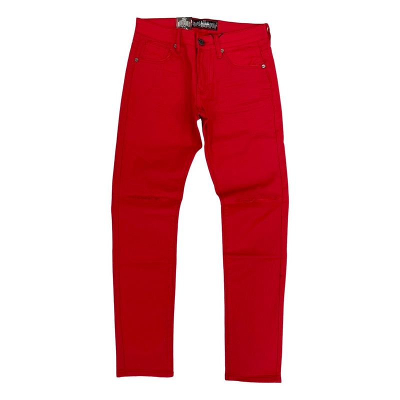 Denimicity Red Coated Jeans (DNM-094)