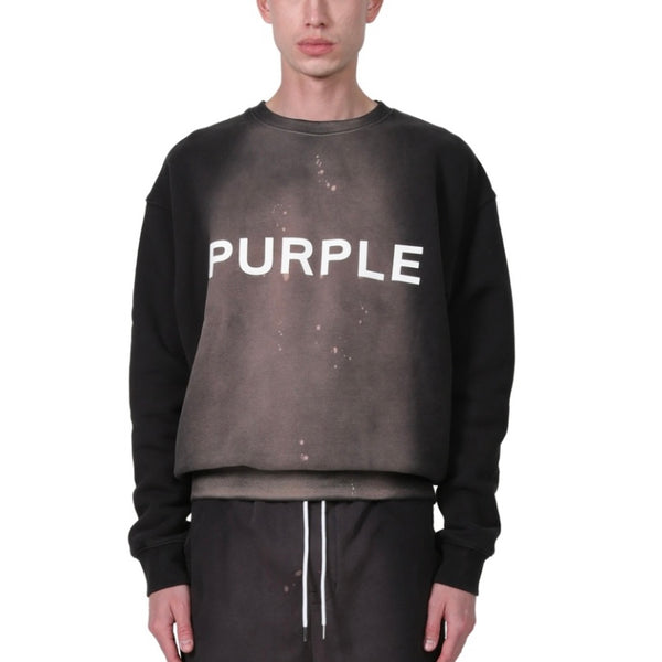 Purple Brand French Terry Bleached Sweater
