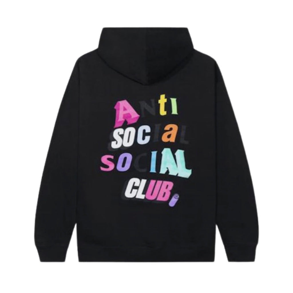 Black anti outlet social club hoodie